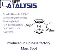 (R)-(-)-1-(S)-2-(DICYCLOHEXYLPHOSPHINO)페로세닐에틸디-T-부틸포스핀